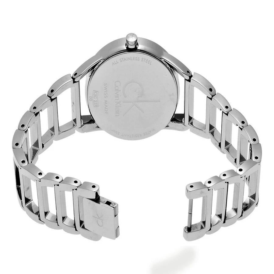 Calvin Klein K3G23121 Stately Quarz Damen Uhr mit schwarzem Zifferblatt Calvin Klein K3G23121 Stately Quarz Damen Uhr mit schwarzem Zifferblatt